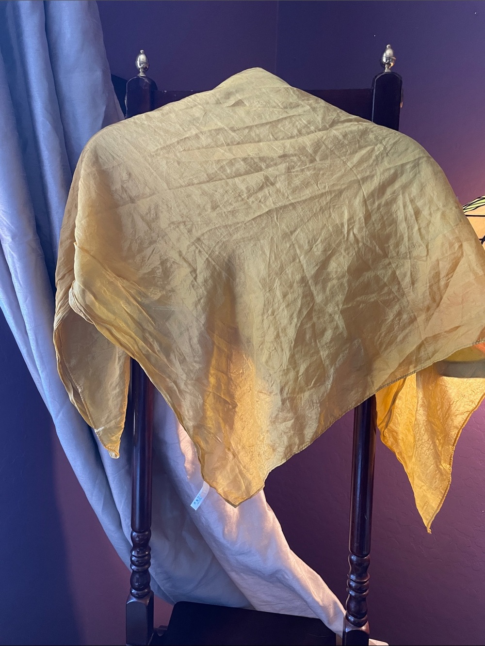 HAND-DYED SILK SCARF/PLAYSILK - Picture 5 of 6